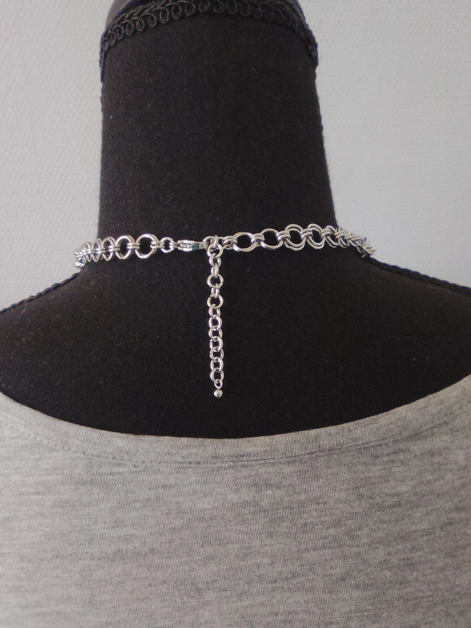 Collier 2 rangs chainmail Persan "spirale" – photo 3